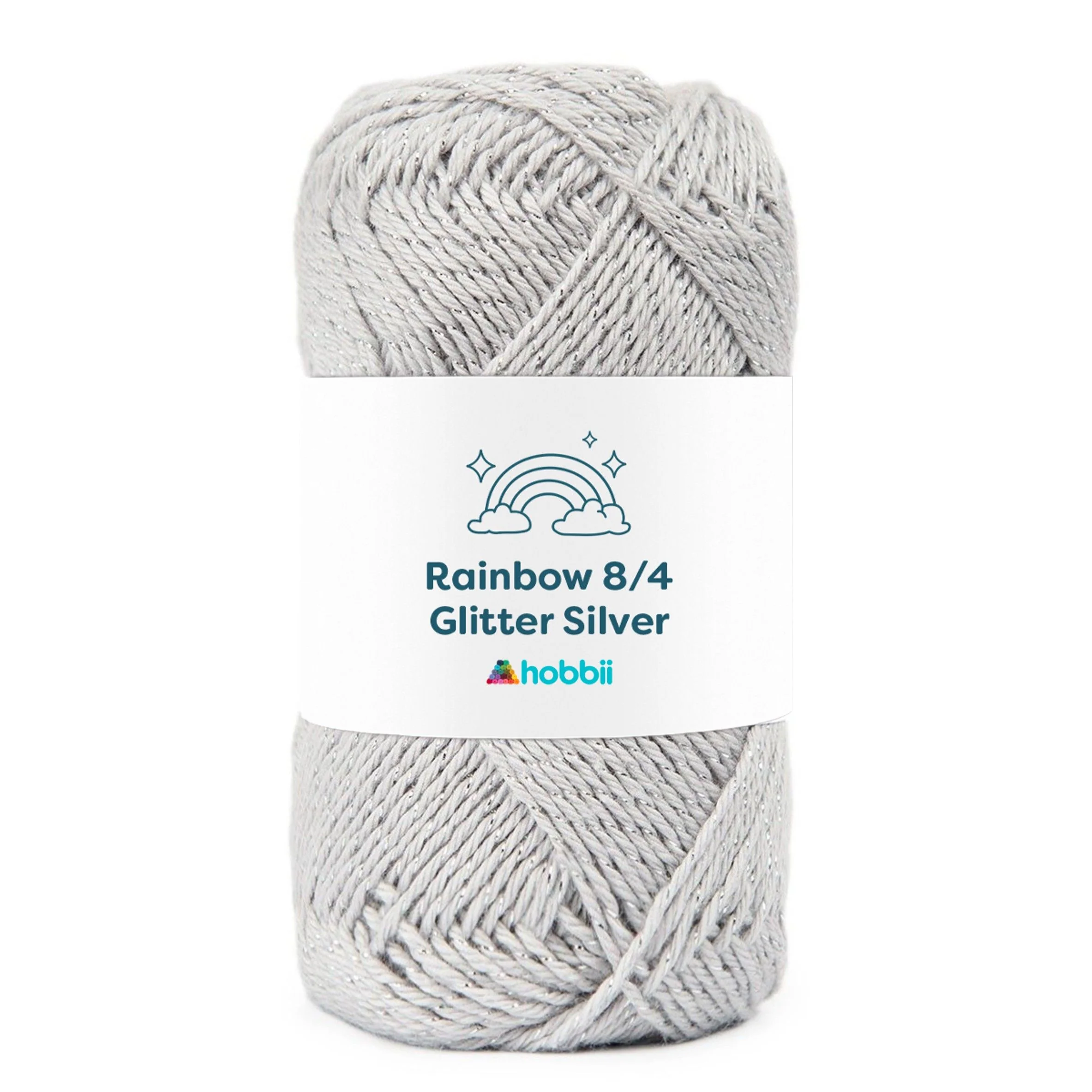 Rainbow 8/4 Glitter Silver - Image 10