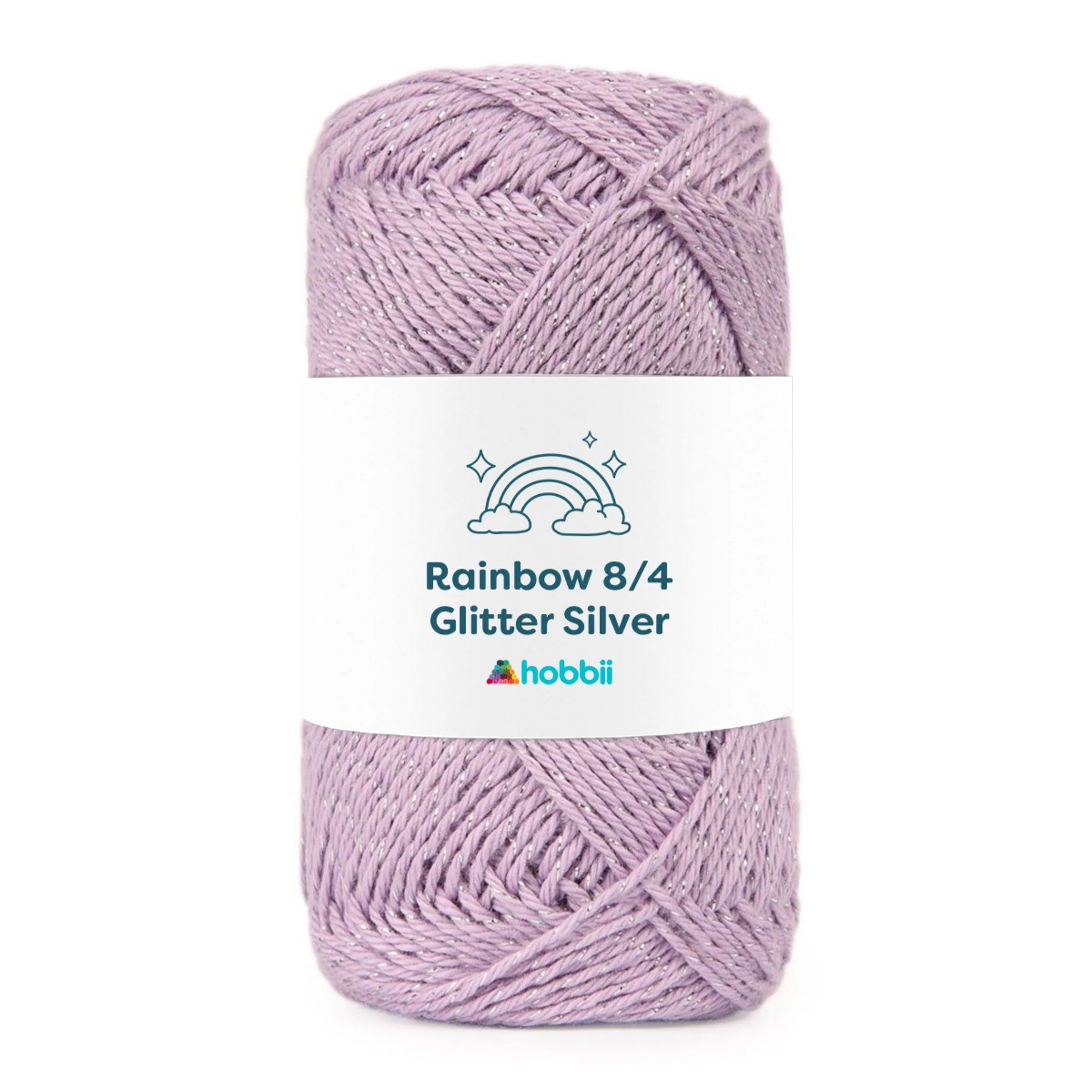 Rainbow 8/4 Glitter Silver - Image 12