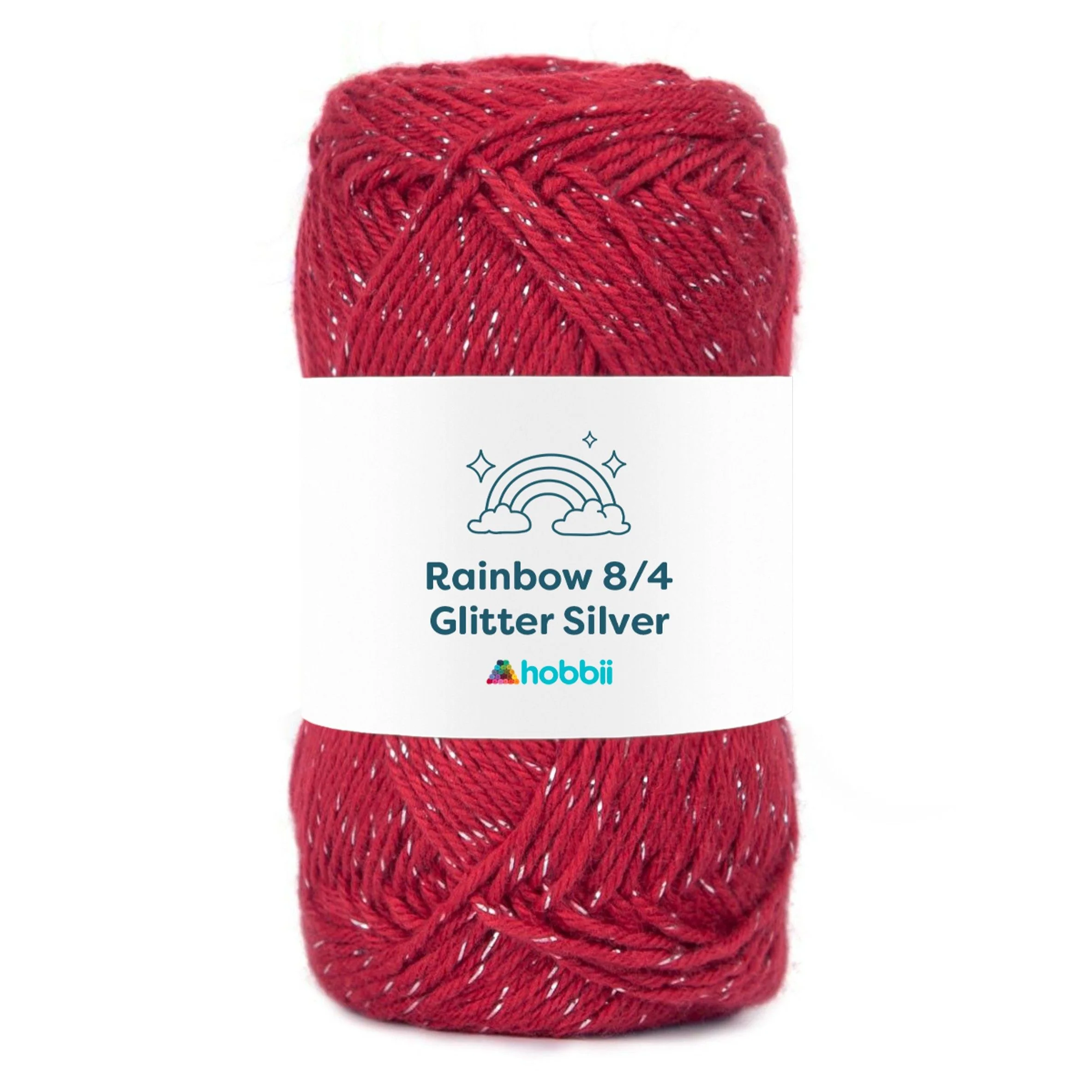 Rainbow 8/4 Glitter Silver - Image 13