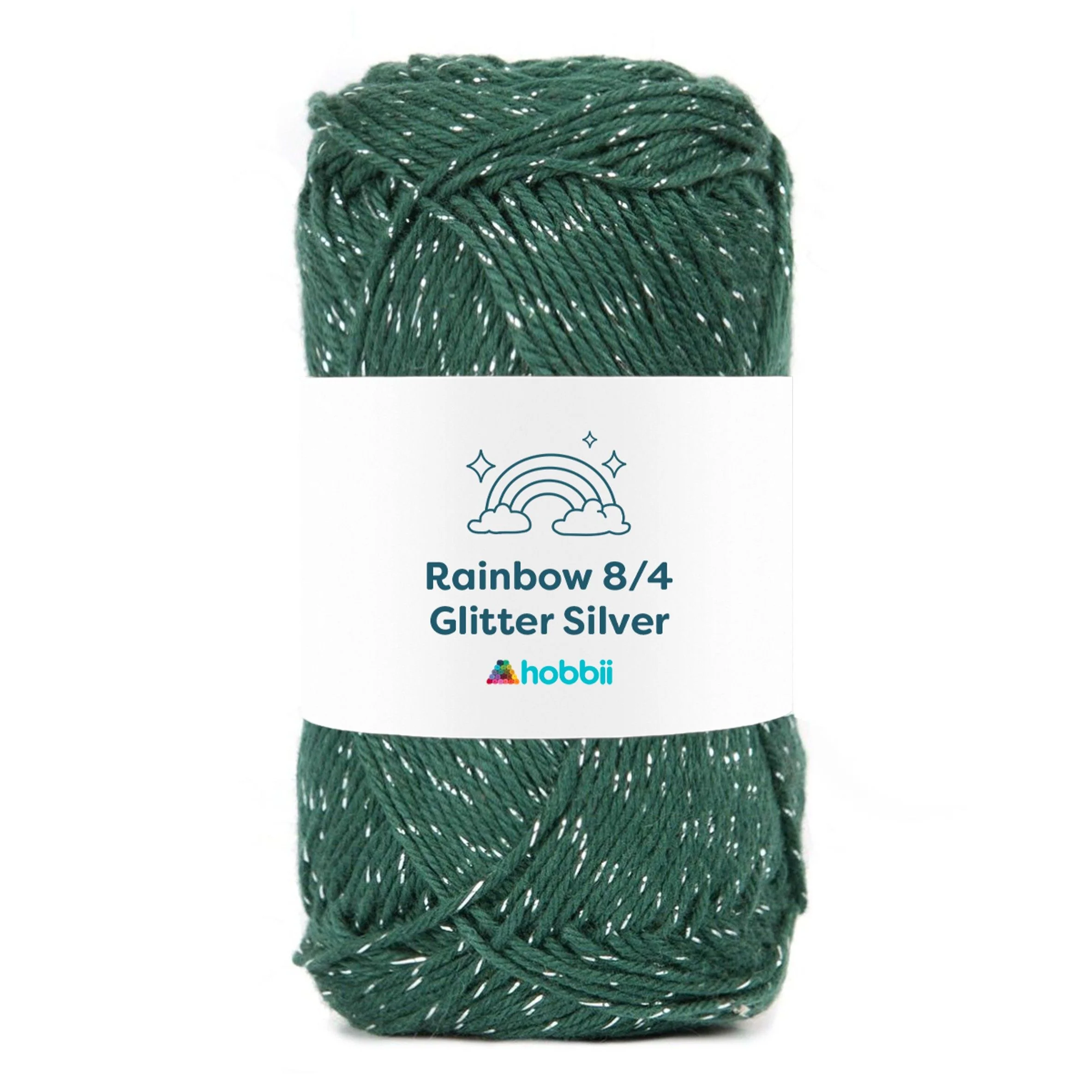 Rainbow 8/4 Glitter Silver - Image 14