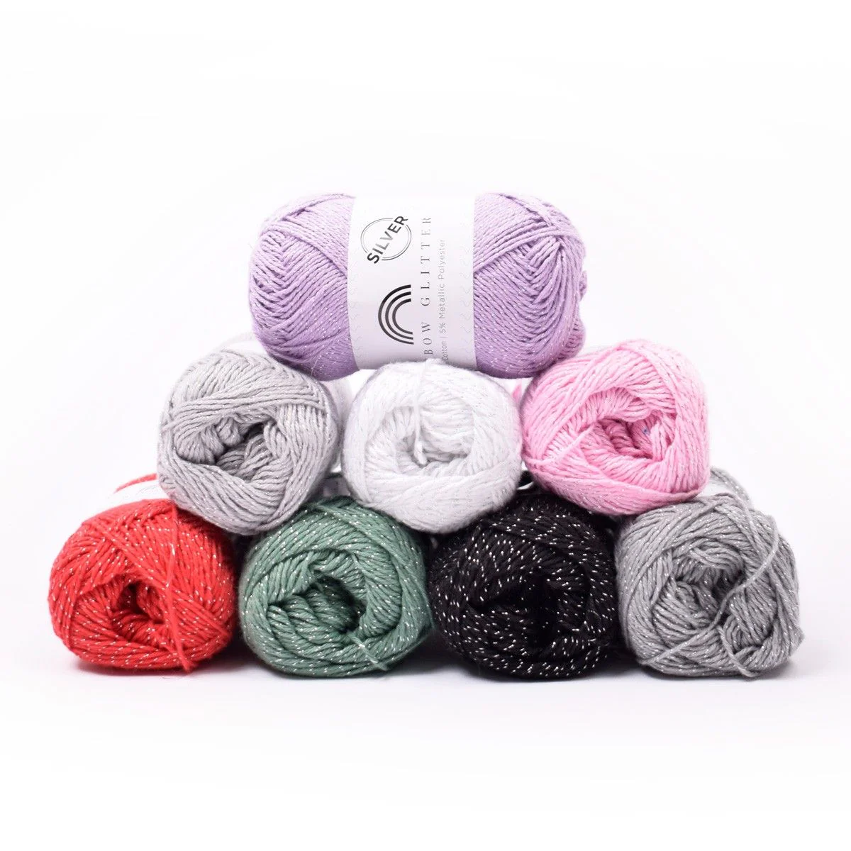 Rainbow 8/4 Glitter Silver - Image 5