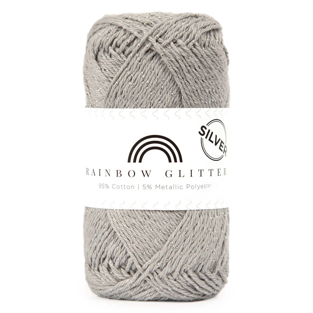 Rainbow 8/4 Glitter Silver - Image 9