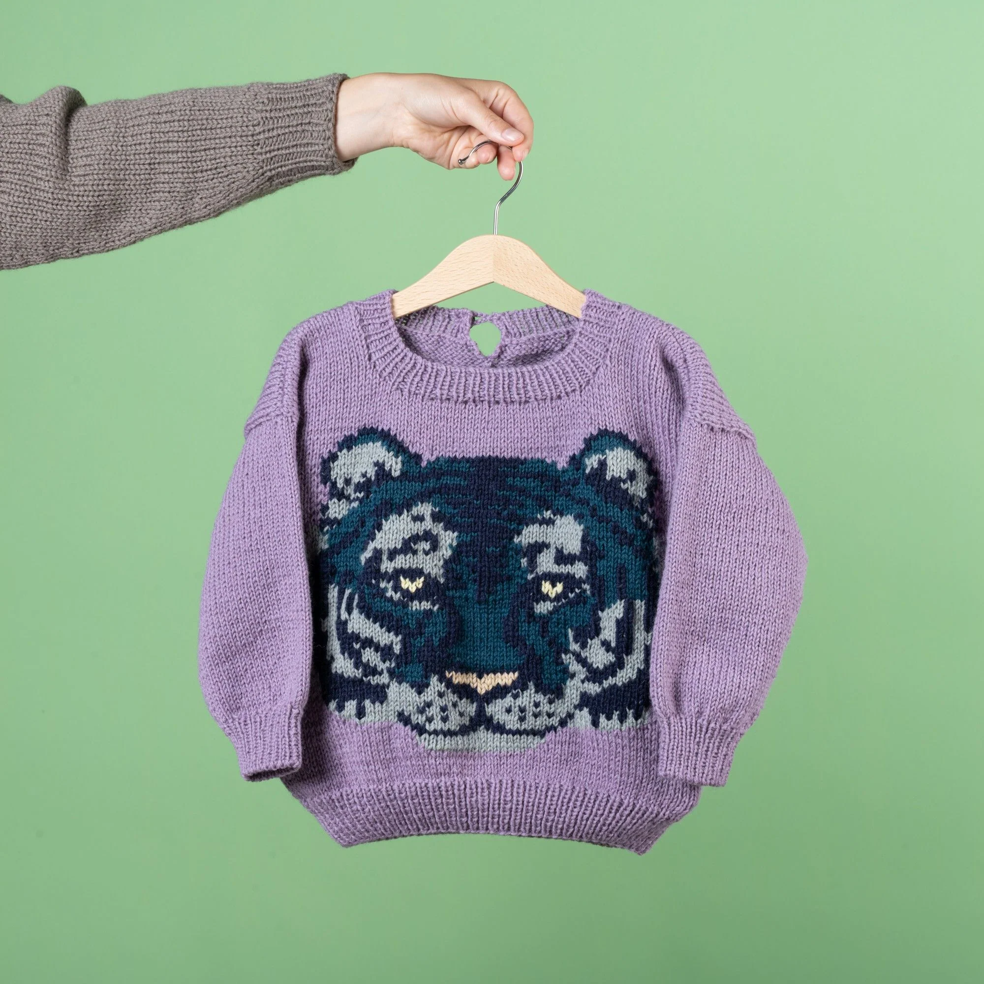 Mint Tiger - Kinderpullover - Image 4