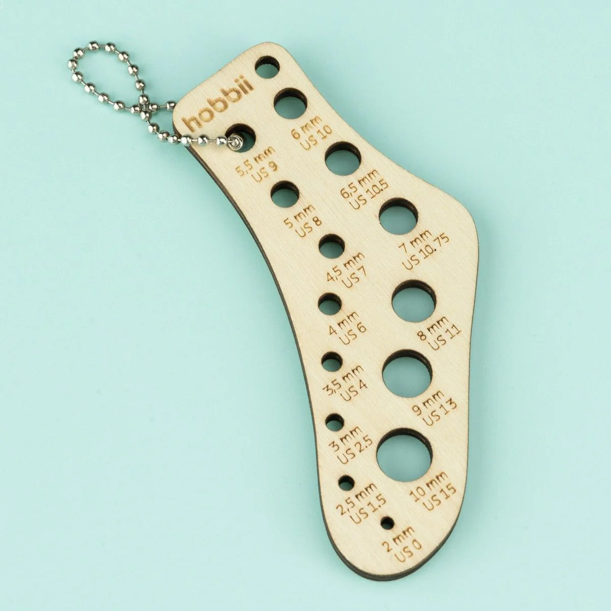 Stricknadelmaß Schlüsselanhänger – Socke - Image 5