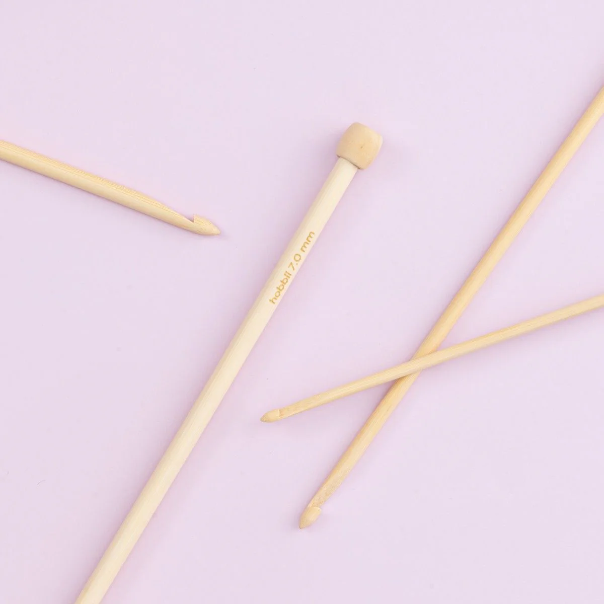 Tunesische Häkelnadel aus Bambus – 25 cm - Image 5
