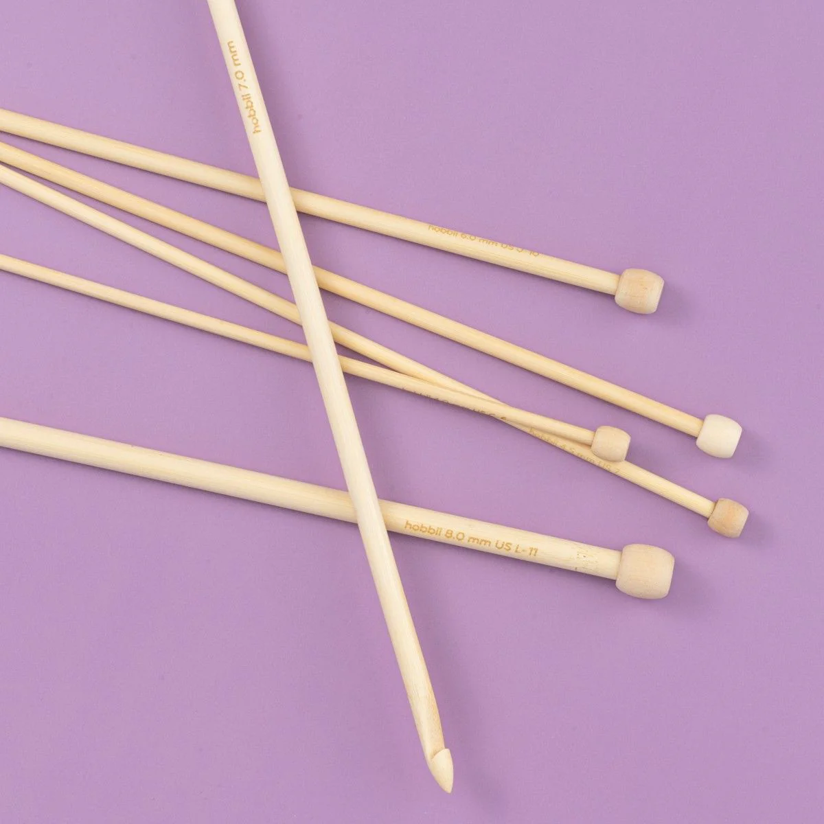 Tunesische Häkelnadel aus Bambus – 25 cm - Image 6